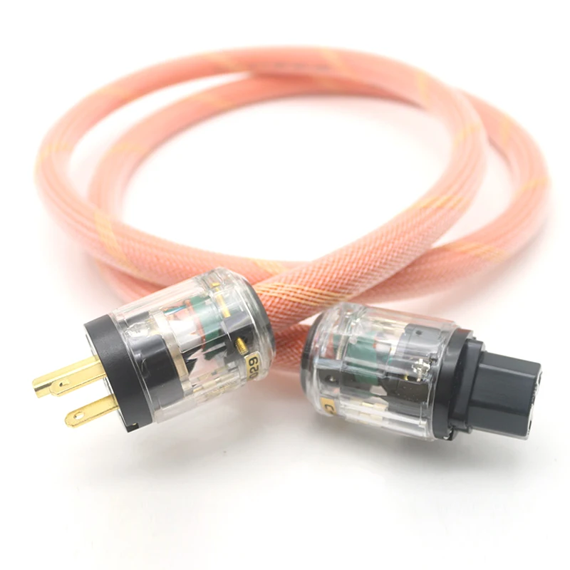 HIFI 5N OCC Кабель питания переменного тока Hi-Fi аудио Шнур питания США/ЕС Кабель питания из чистой меди с разъемом питания P-029/P-029E