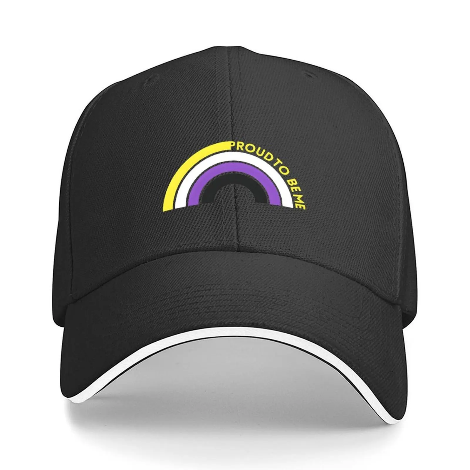 

Rainbow Proud To Be Me NB Baseball Cap Sunscreen Hip Hop Fashion Beach Beach Bag Women Men's