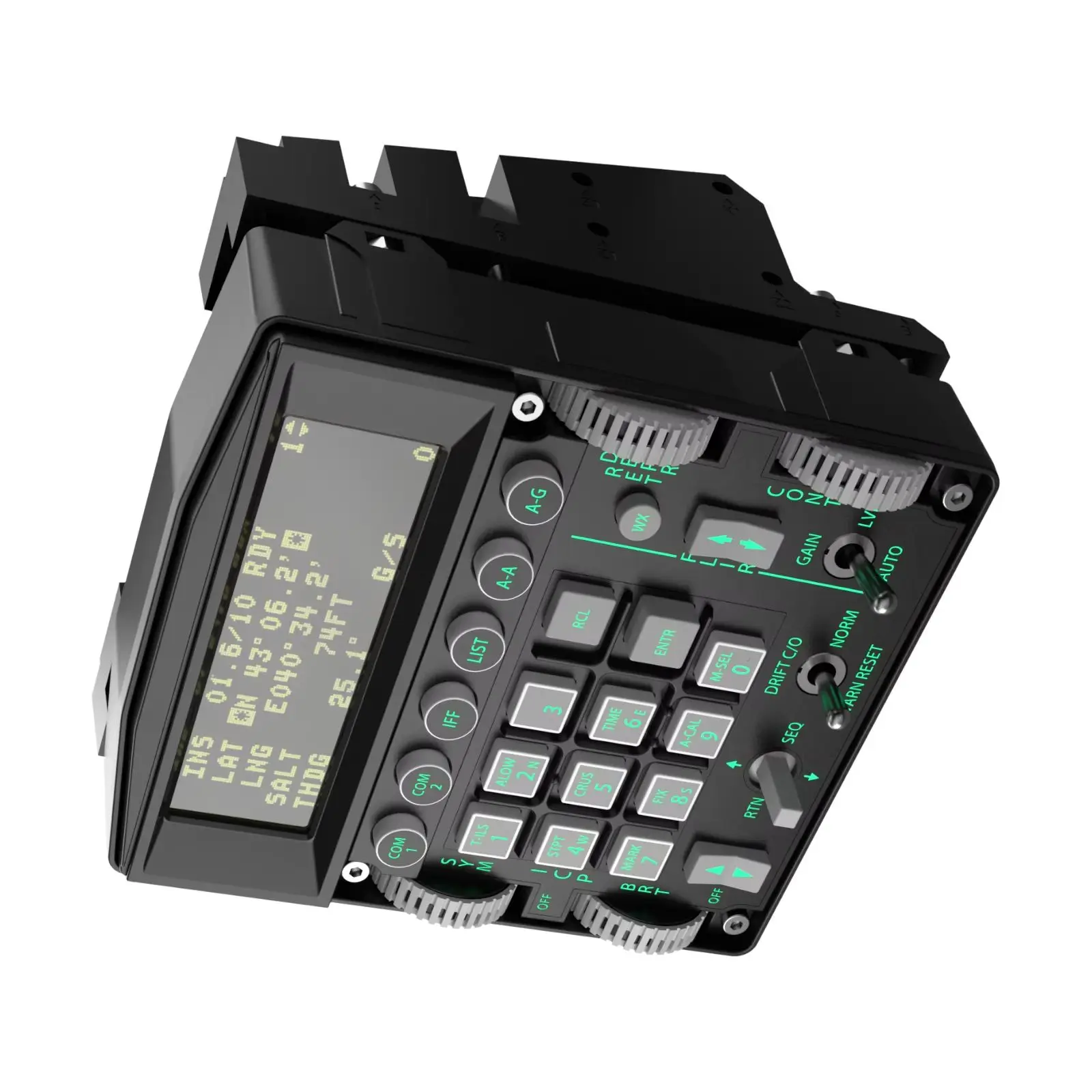 DCS take-off and landing panel 2 simulated flight peripherals