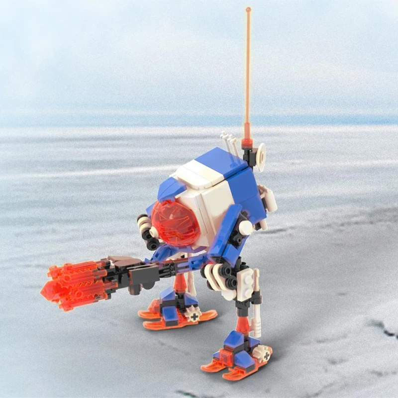 212pcs MOC Space Ice Planet 2002 Ice Planet CuboTZ Recon & Support Mech Model Building Blocks Christmas Gift Architecture Toy 3D