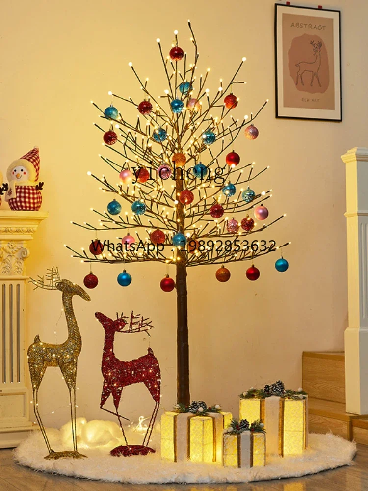 L13- Christmas Decorations Luminous Tree Ligs   Lamp Ornaments Shopping Window