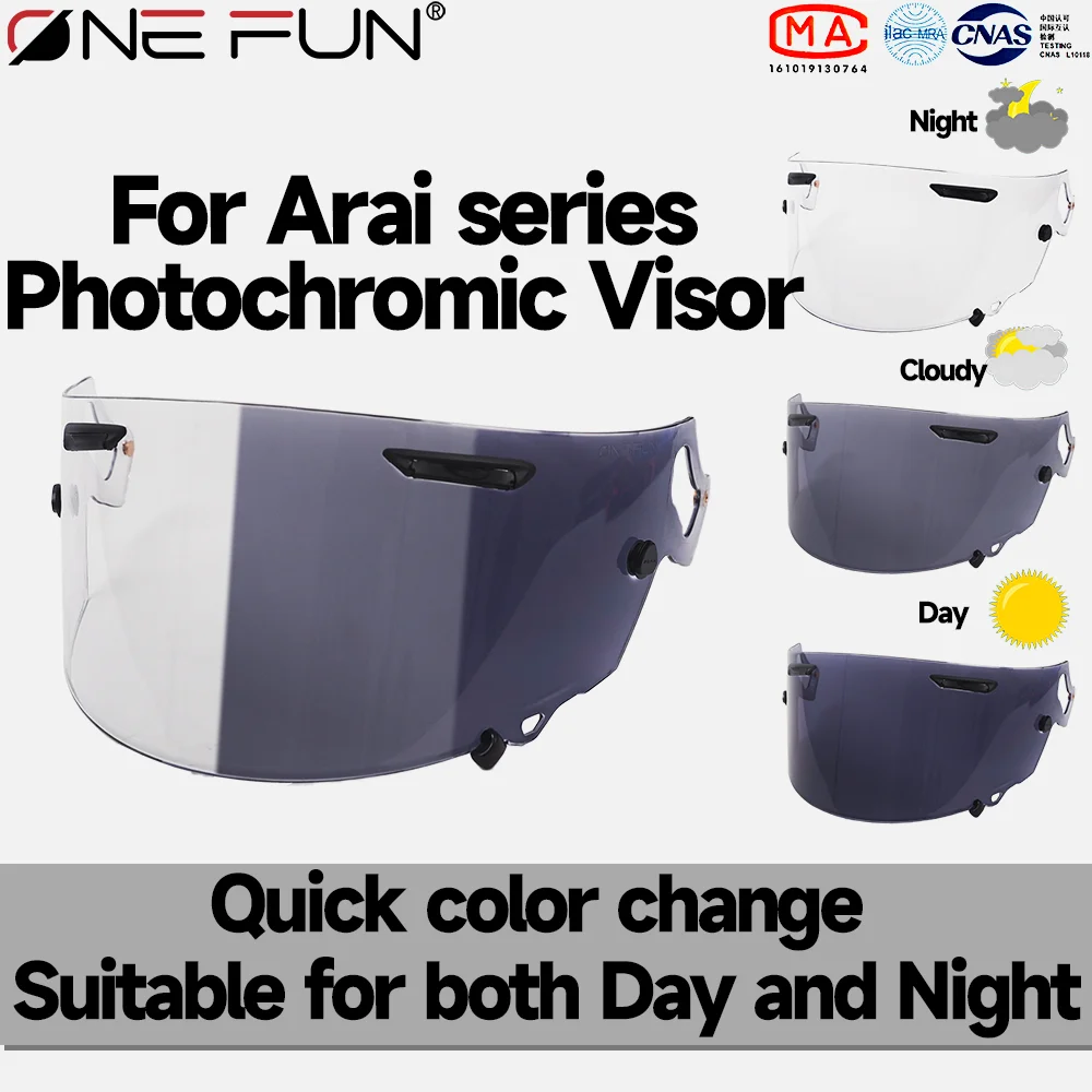 Helmet Visor Photochromic Lens for RX-7X/V/SRC NEO XD ASTRO-GX CORSAIR/VECTOR-X VAS-V Cross/TC/X3/4/5/V VZ RAM/SZR for Arai