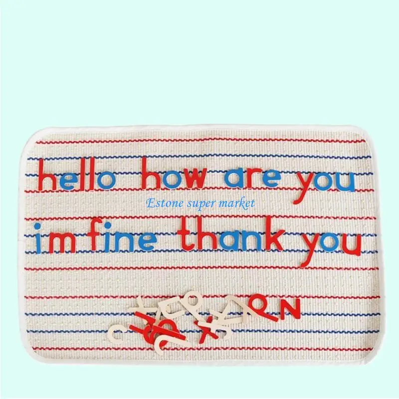 090B Gioco ortografia e lettura lettere Giocattoli con carte da lettera per prima educazione dei bambini