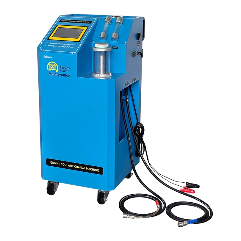 Touch Screen Radiator Cooling System Fully Automatic Engine Coolant Change Machine