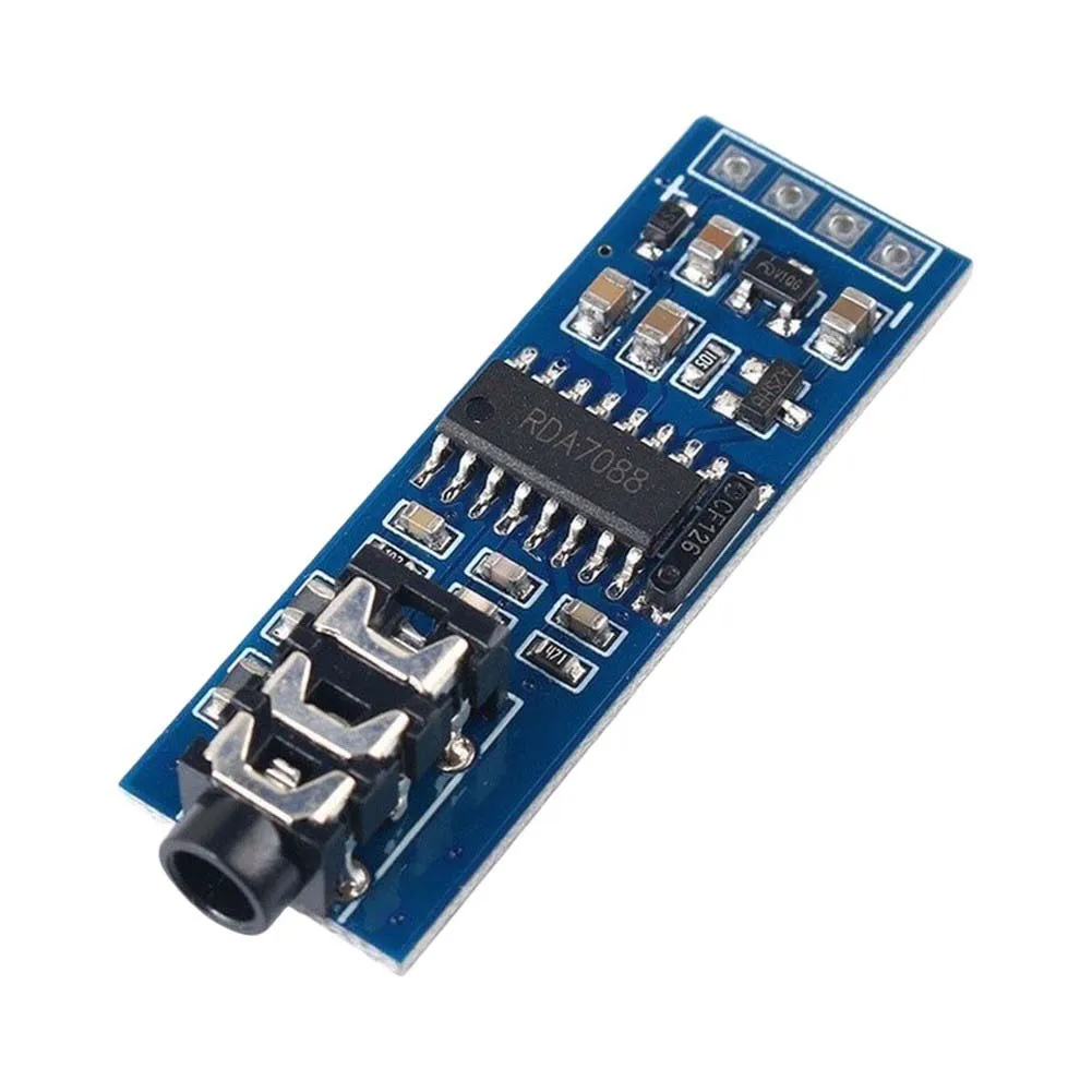 Digital FM Module with Dual Mode Input Handling for Line USB and Microphone Signals in Standard FM Digital FM Module