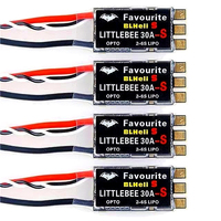 1/4Pcs LITTLEBEE BLHeli-s FVT Little bee SPRING 20A / 30A Brushless ESC 2-6S Supports DSHOT Oneshot42 OneShot125 Multicopter FPV