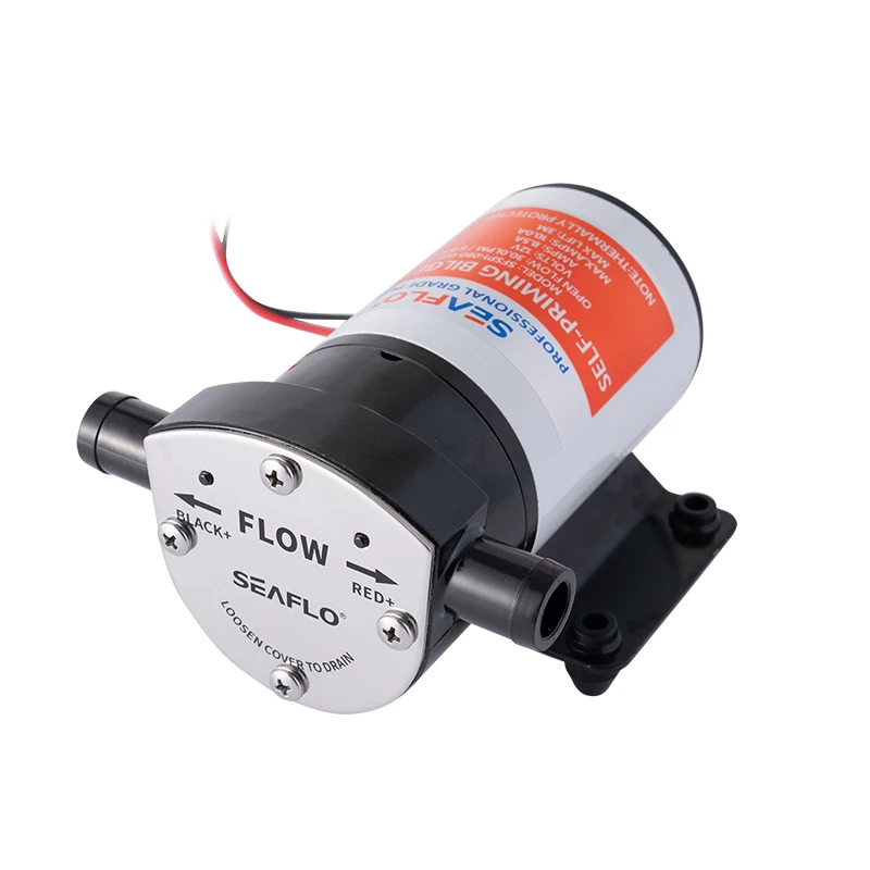 

Seaflo Motorboat Bilge Pump 12V Automatic Drainage Pump Large Flow Yacht Centrifugal Impeller Self-priming Pump