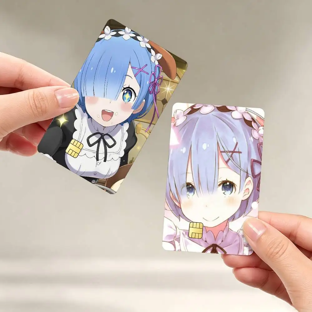 Re ZERO Starting Life in Another World Sticker Film Tape Skin for Credit Card Debit Card Waterproof Stickers