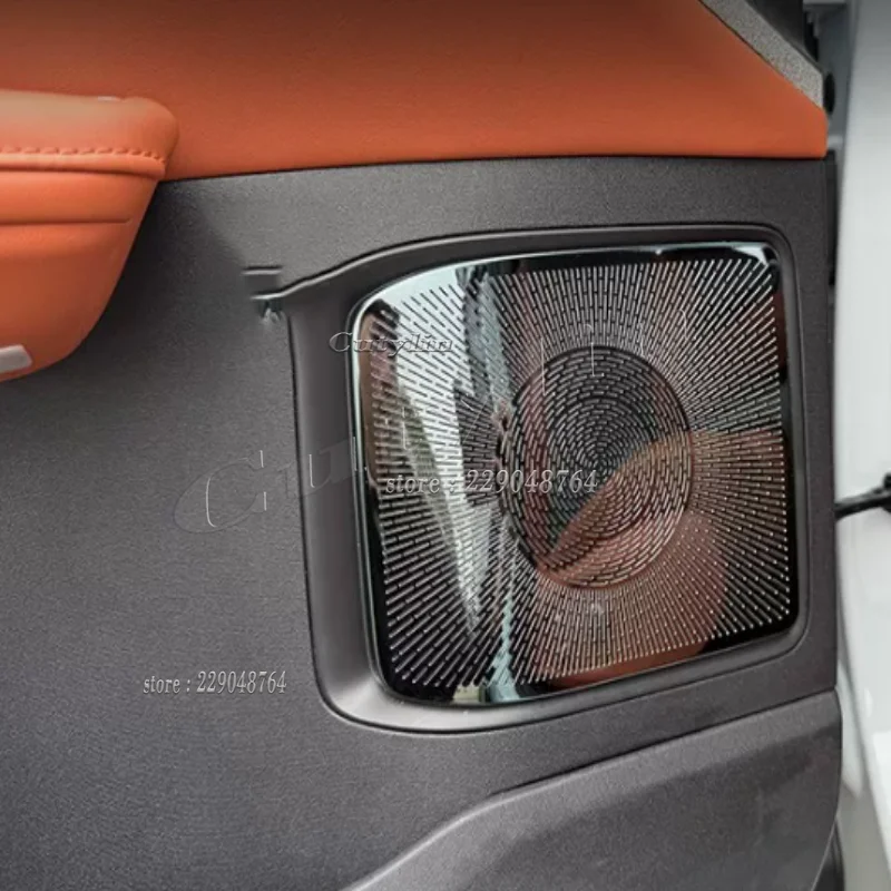 For Changan Deepal S05 2025 2026 Car Door Speaker Cover Stainless Steel Door Audio Horn Dustproof Trim Auto Accessories