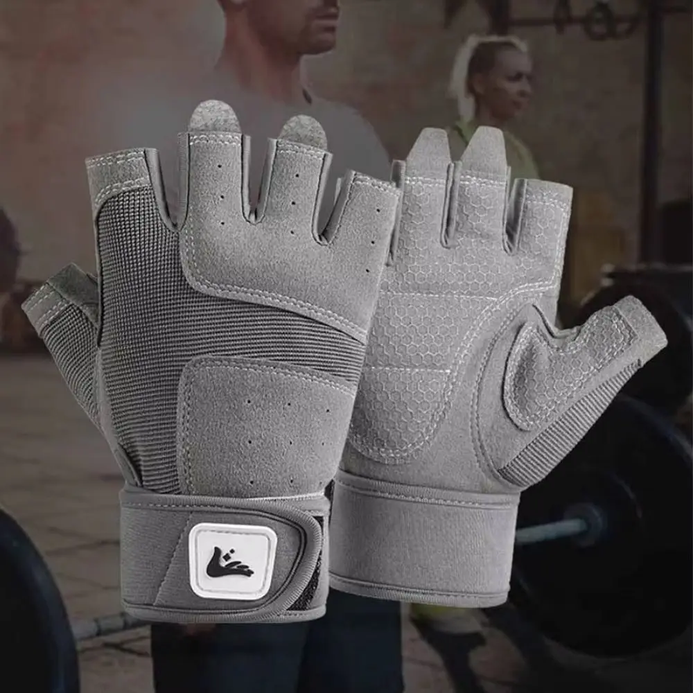 Verschleißfeste Motorradhandschuhe, Vintage-Rennhandschuhe aus Ziegenleder, rutschfeste, fingerlose Halbfingerhandschuhe