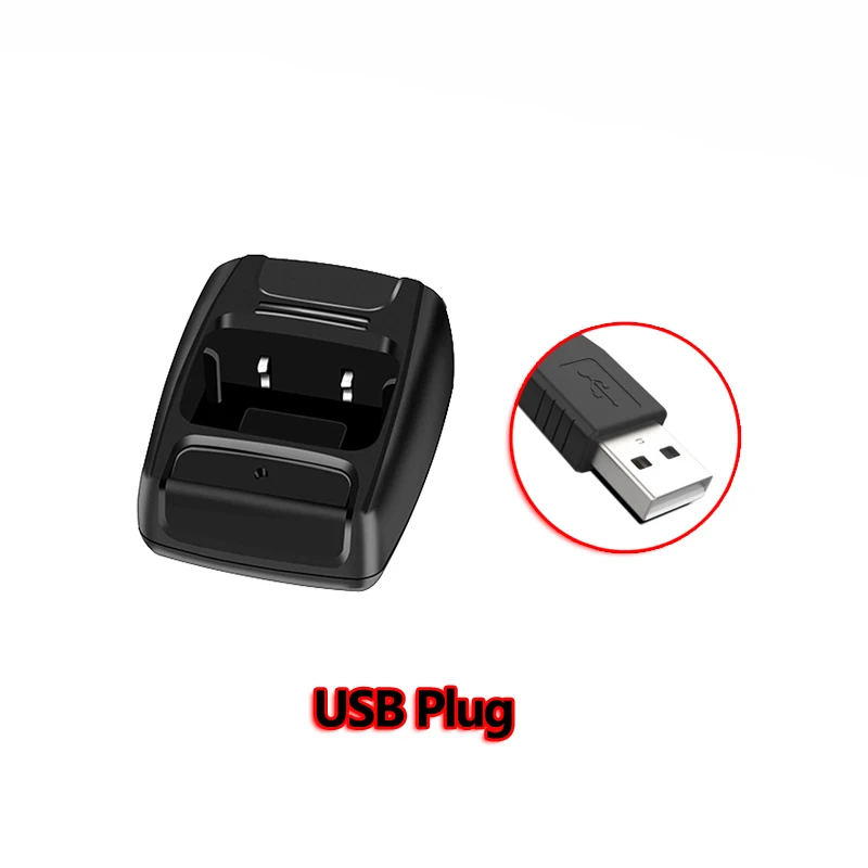 Baofeng USB 어댑터 충전기 양방향 라디오 워키토키 BF-888s, Retevis H777 BF-666S 베이스 충전 도크 액세서리, 100-240V