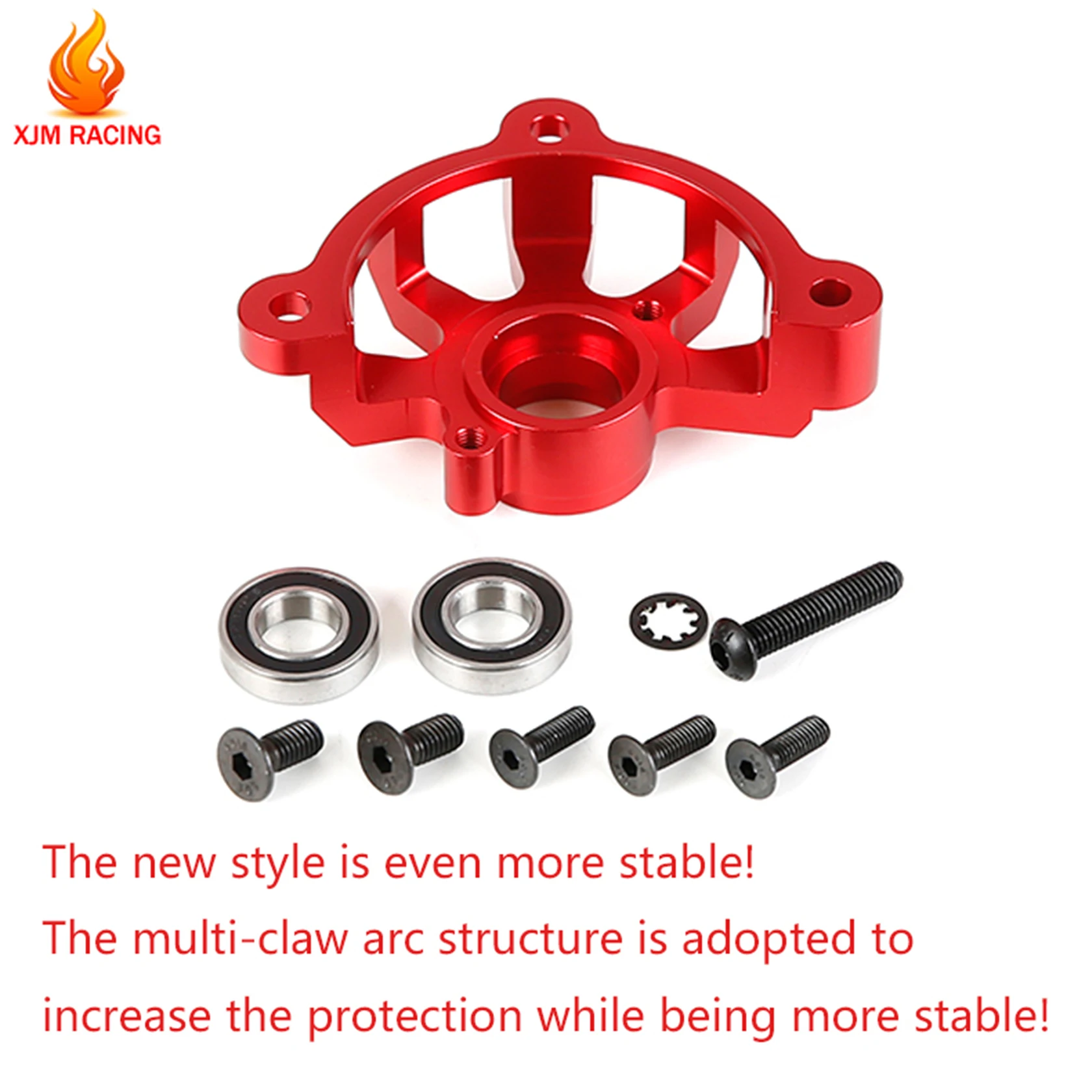 CNC Metal Clutch Tripod Metal Clutch Bell Mount for Rc Car 1/5 HPI ROFUN BAHA KM Rovan Baja 5b 5t 5sc Toys Parts