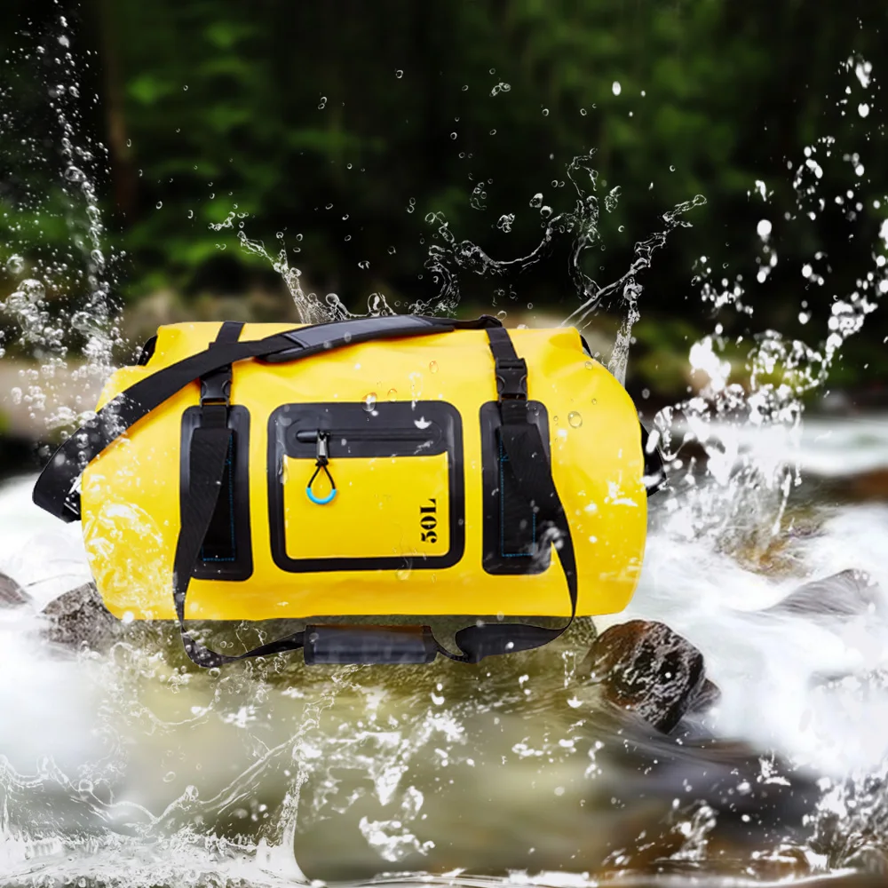 20L 50L 70L 120L Large Waterproof Luggage Bag With Rolled Top and Dry Bag suitable for Kayaking, Rafting, Rowing, Swimming