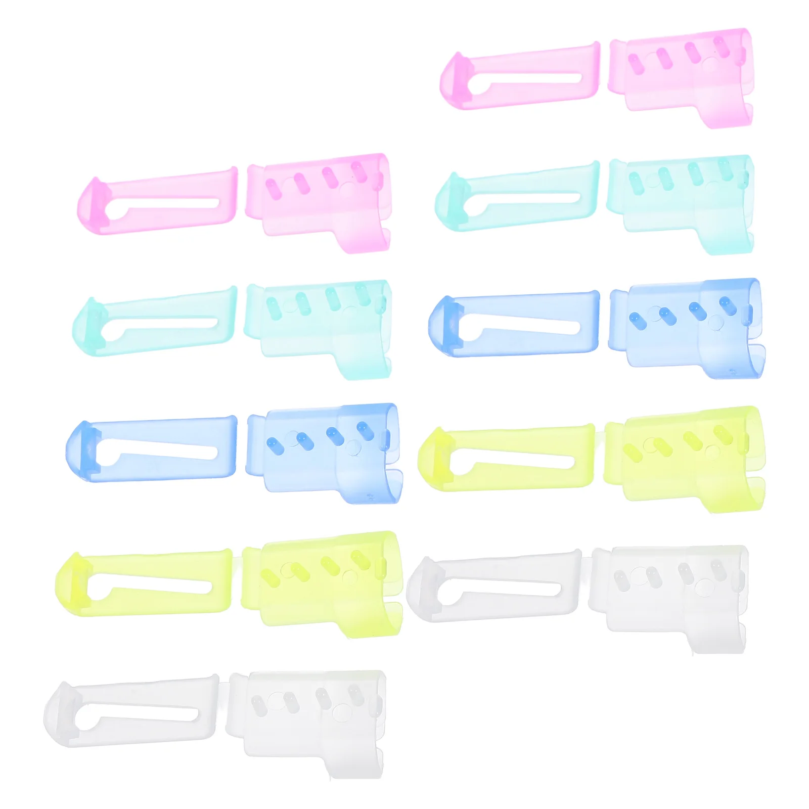 

10Pcs Yarn Guide Rings Knitting Ring Loops Creative Finger Crochet Loops Rings for Smooth Tension Knitting Tools