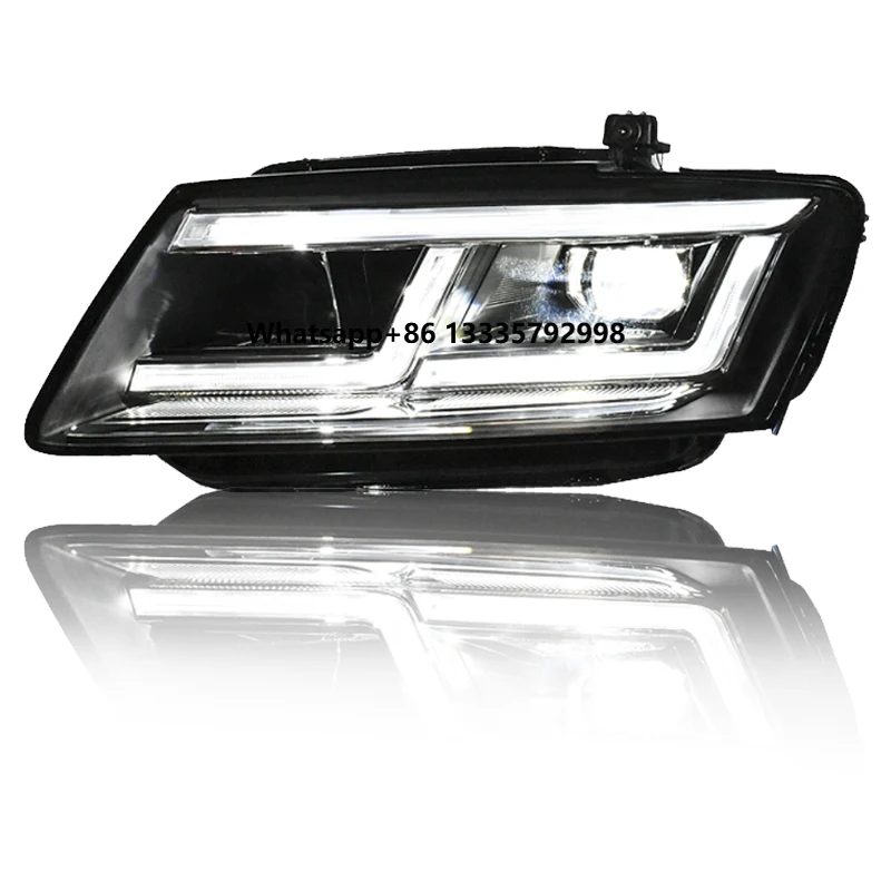 

For Audi Q5 Headlight 2008-2018 Q5 LED Headlight Projector Lens signal DRL Headlight Auto Parts YLC Car Styling