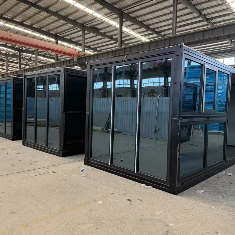 Folding Container House 40FT for Contractor Camp and Construction Site Quick Installation Steel Frame Project Supply