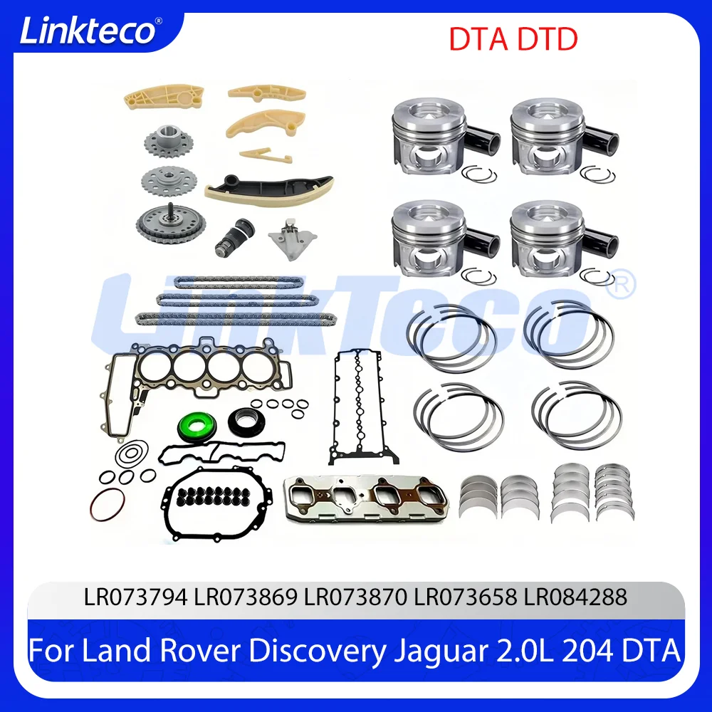 Engine Parts Crankshaft Overhual Set For 2.0 T L AJ20D 204DTA 204DTD For Land Rover DISCOVERY DEFENDER Jaguar E-PACE XE XF 15-24