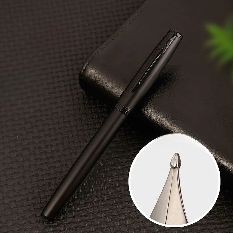 No.6 Long Knife Tip Fountain Pens Luxury Blade Nib M B 1.0mm Calligraphy Pen #6 Modern Design for Professionals Cute Design Gift