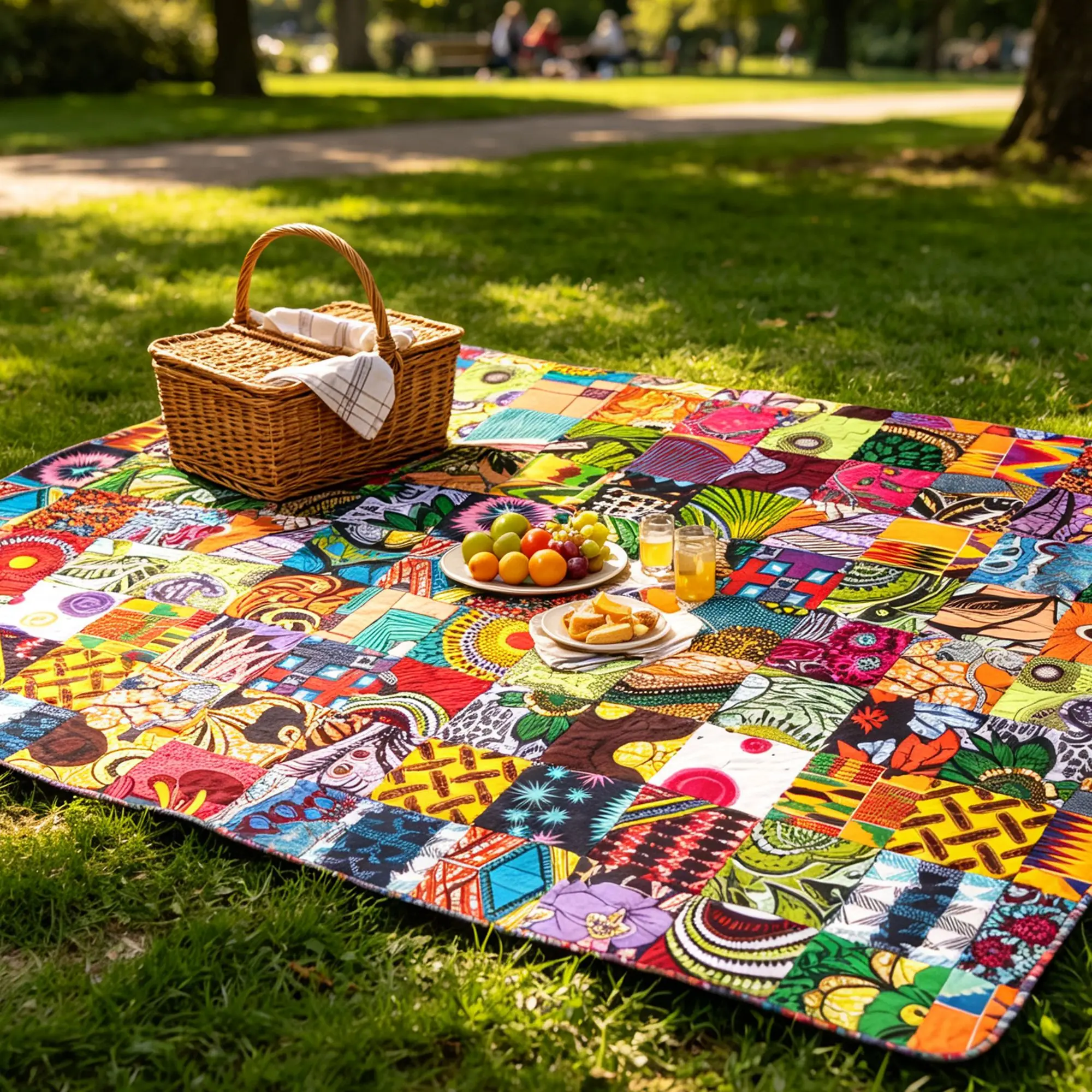 ผ้าแอฟริกันลายแว็กซ์แบบตัดสำเร - Sewing Batik Fabric บทวิจารณ์และราคา