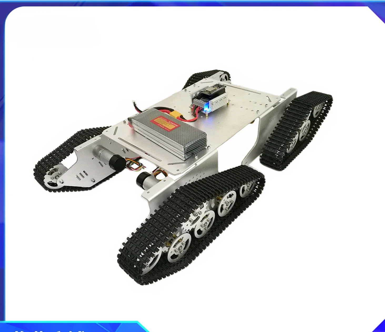 Remote control tracked tank chassis smart car VR shooting smart car