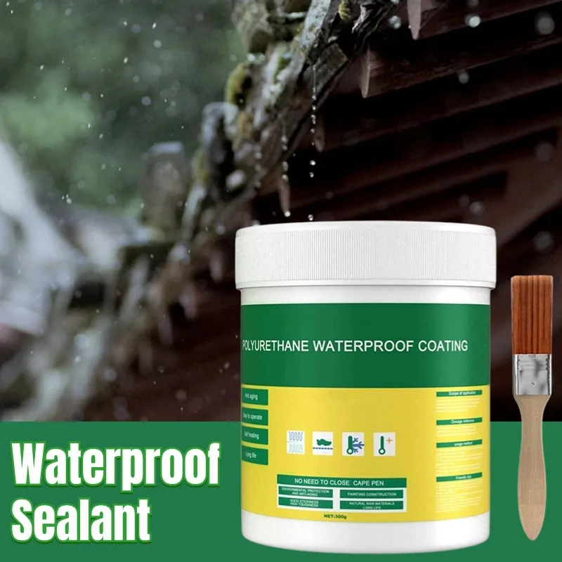 30/300/500g Rivestimento Impermeabile Trasparente Riparazione Perdite Colla Riparazione Tetto di Casa Bagno Agente Isolante Anti-perdite ﻿