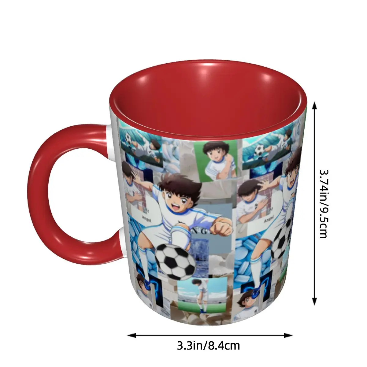 Ozora Oliver Atom Capitan Tsubasa Mug Funny Ceramic Coffee Cups Tea Mugs Milk Cup Drinkware Gift for Friends DIY Custom