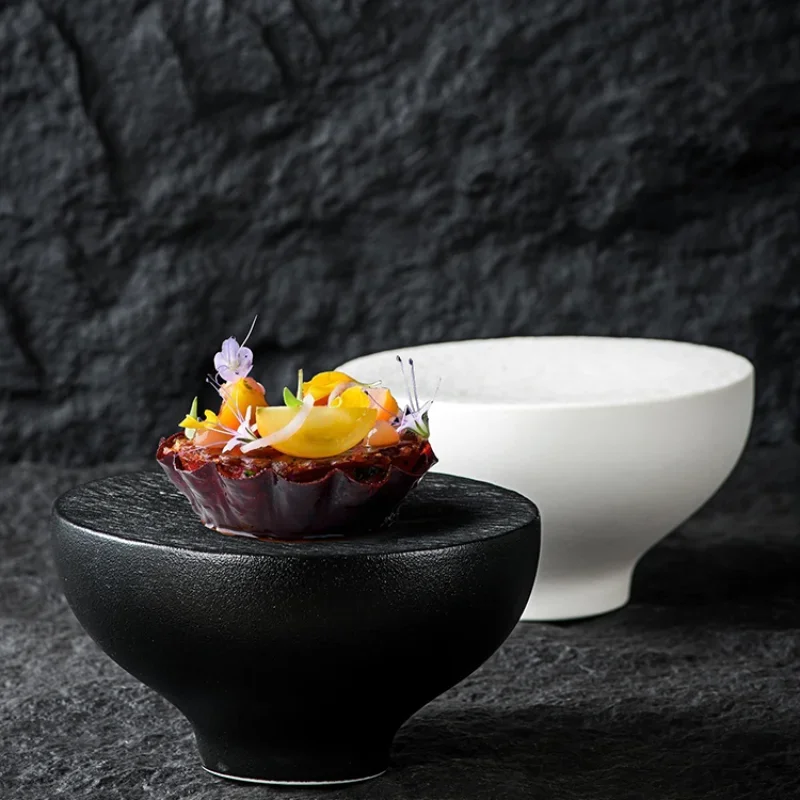 

Ceramic Dinner Plate Restaurant Oval Relief Texture Thick Soup Plate Dessert Plate Pasta Plates Insulation Plates Home Tableware