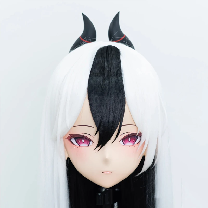 

Handmade Customize Full headband lock Doll Cartoon Character Kig Cosplay Kigurumi Mask Resin Japanese Anime Kigurumi Masks