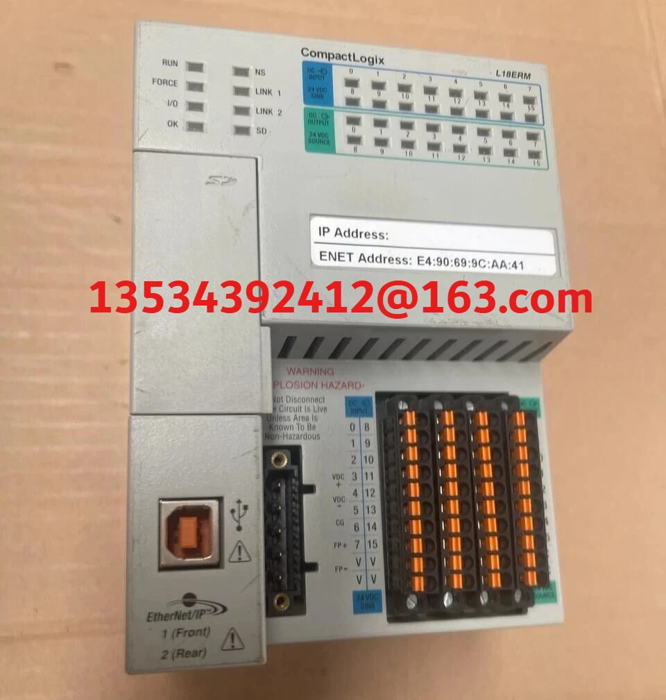 

Для контроллера Allen Bradley 1769L18ERMBB1B Compactlogix 5370 1769L18ERMBB1B б/у