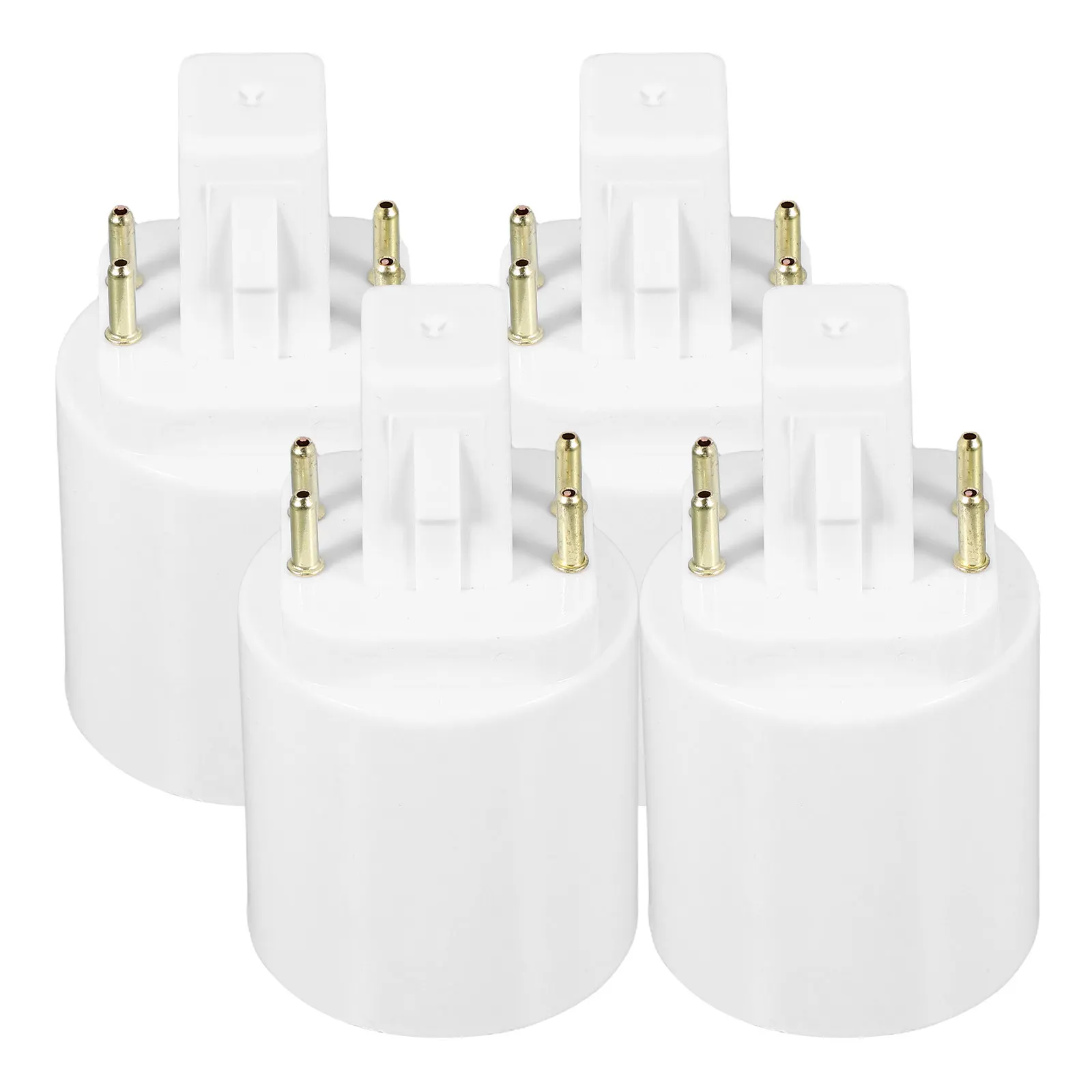 

4Pcs Lamp Holder Adapter G24q to E27 Light Socket Converter Bulb Base for Home Office Light Bulb Adapter