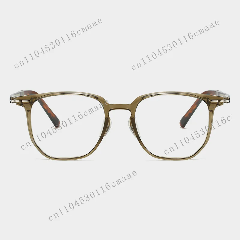 Ultra-light texture polygonal plain glasses Japanese and Korean soft girl myopia glasses frame personalized flat glasses