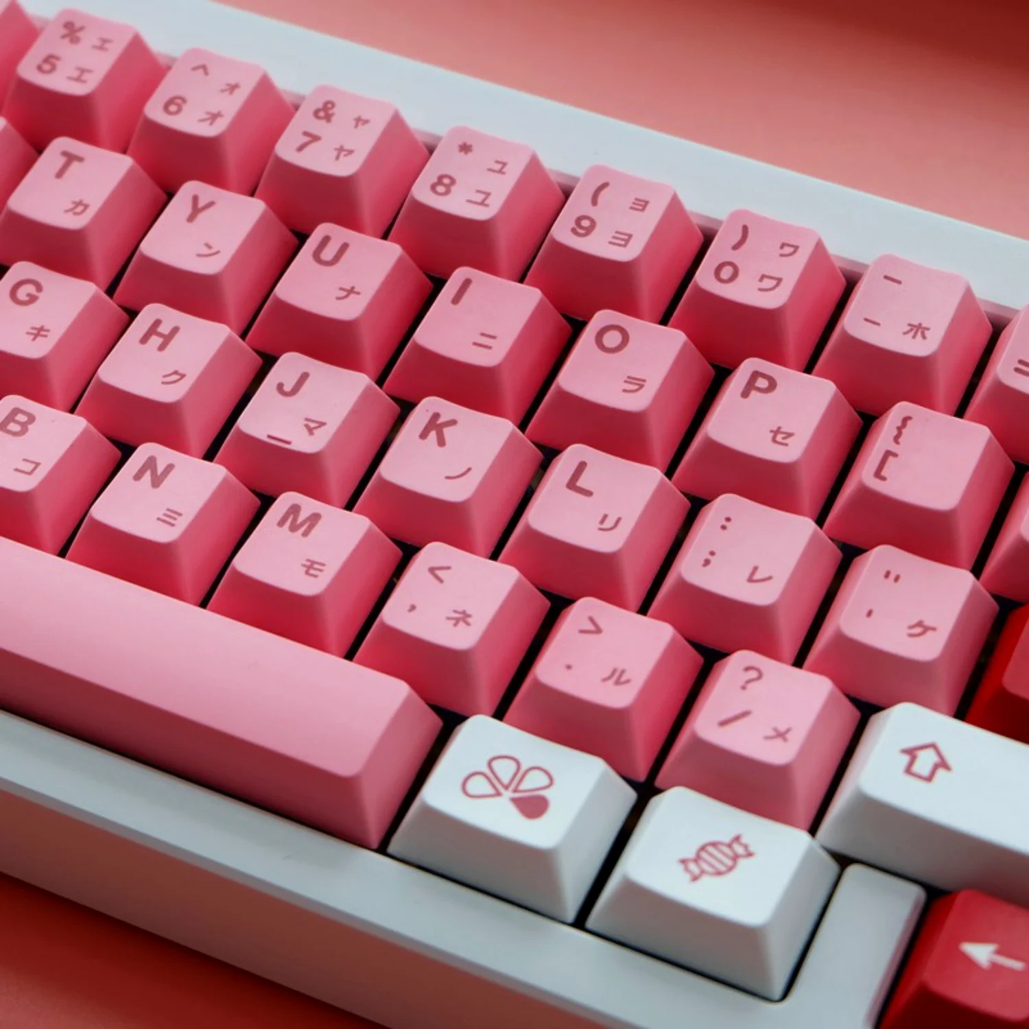 

Japanese Keycap 125 Keys Love Diary PBT Cherry Type Suitable for Alice Layout MX Switch Mechanical Keyboard