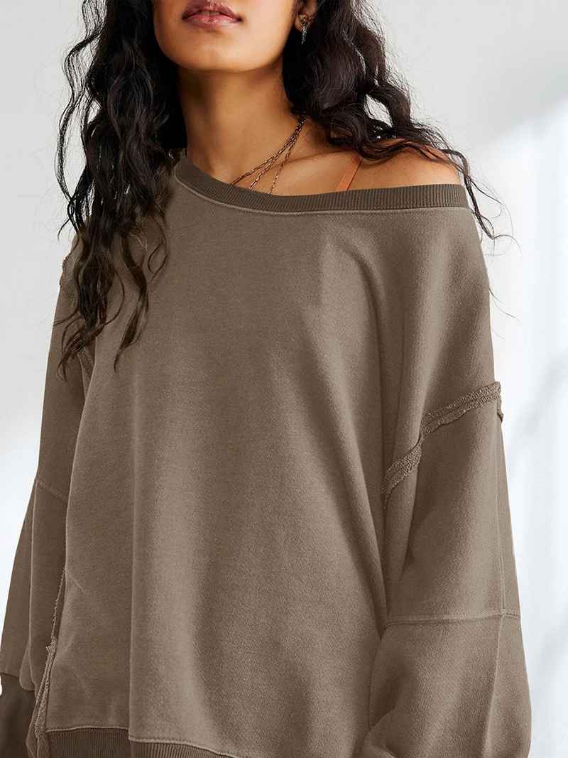100% Cotton Oversized Hoodie Long Sleeve Pullovers Patchwork Streetwear Harajuku Sweatshirt Autumn Winter Clothes For Women