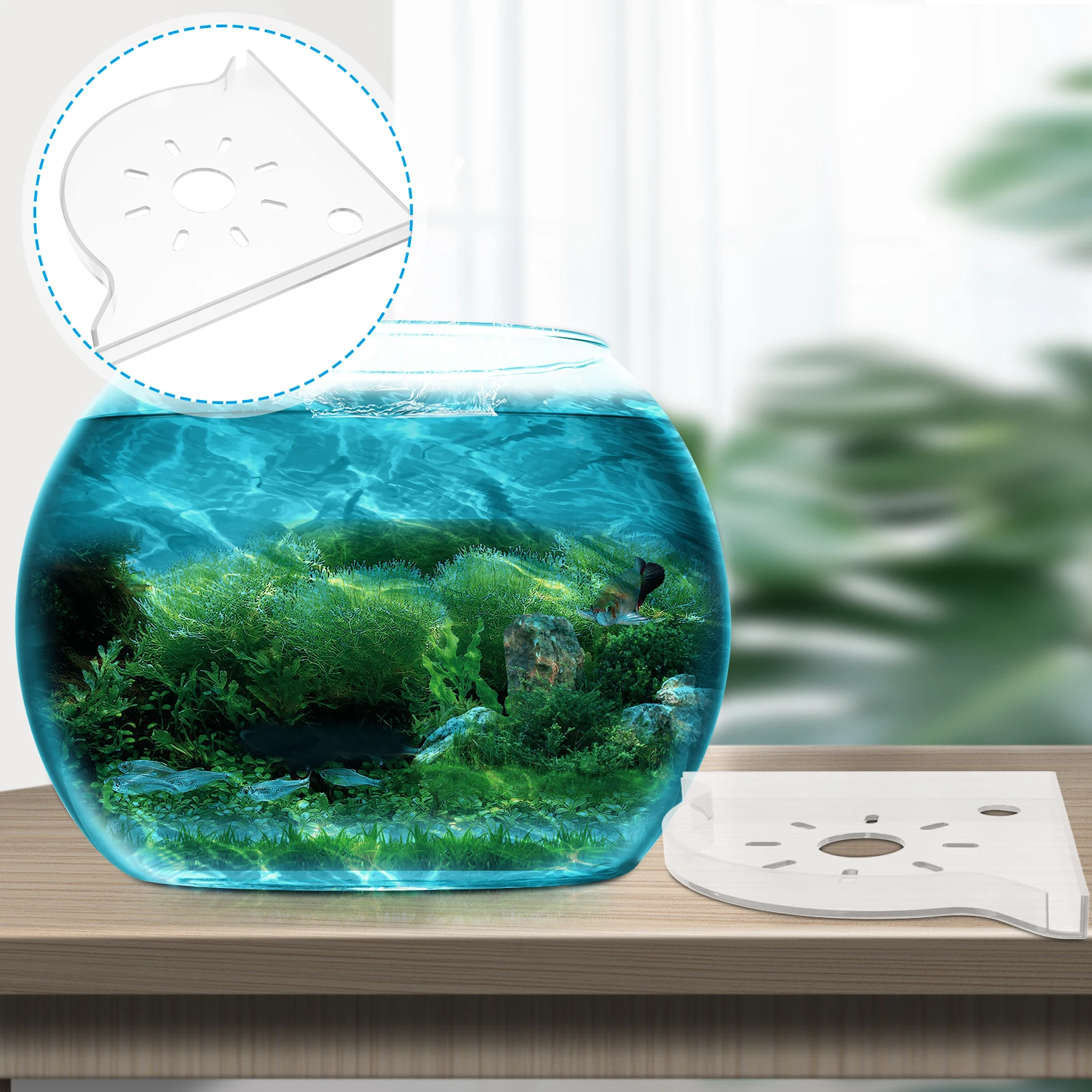 

Fish Tank Storage Rack Aquarium Stand Abs Container Triangle Shelf Corner Shelf For Aquarium organizer for tank supplies