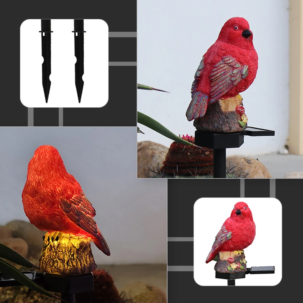 

Solar Garden Lights Premium Plastic Resin Solar Panel Statue Decoration Lawn Pathway Fence Backyard nament LED Outdoor Lighting