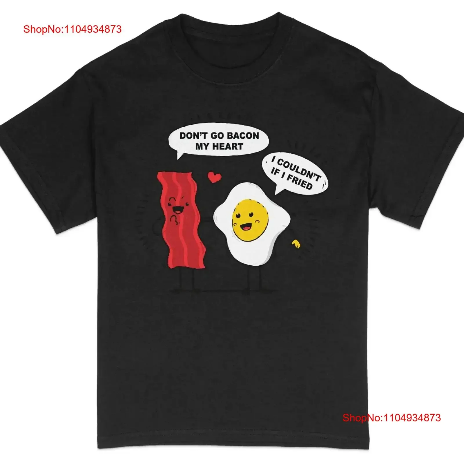 

Funny Breakfast Bacon and Egg T Shirt Cute Food Pun Quirky Kitchen Humor for Adults vintage Washed Breathable Stylish