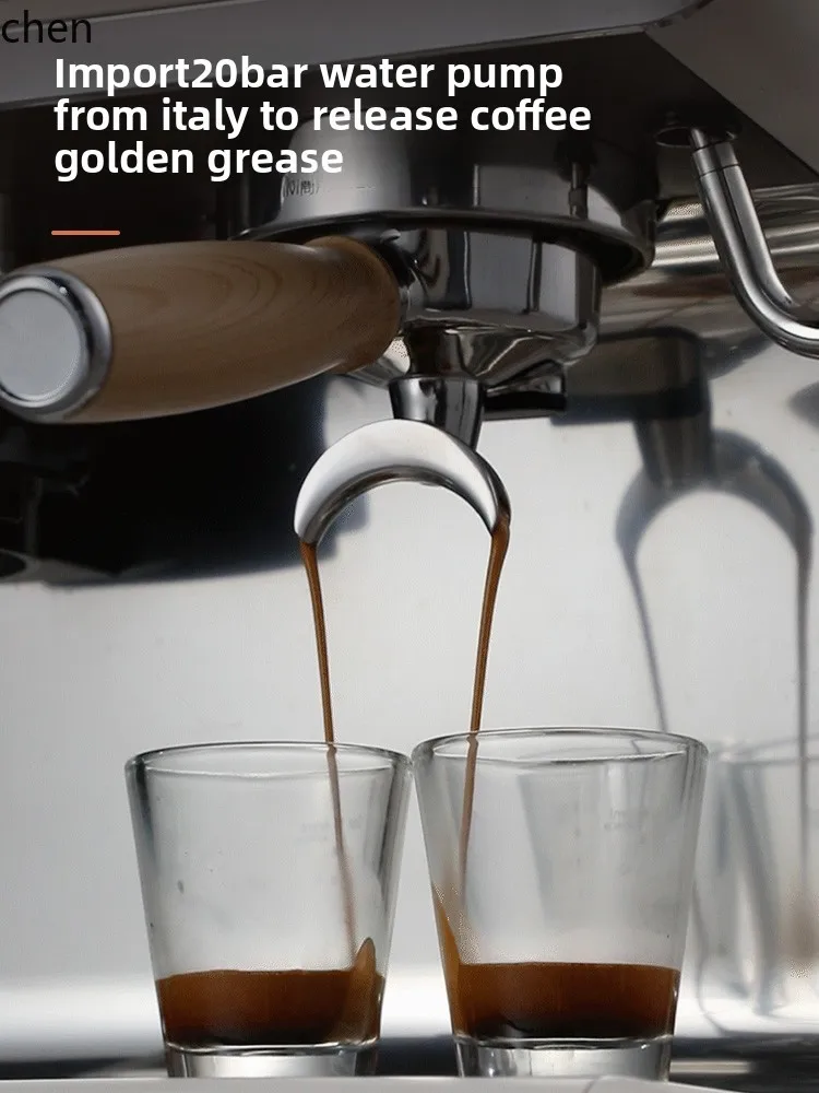 HXL concentrated semi-automatic coffee machine home office small grinding integrated tea bar machine