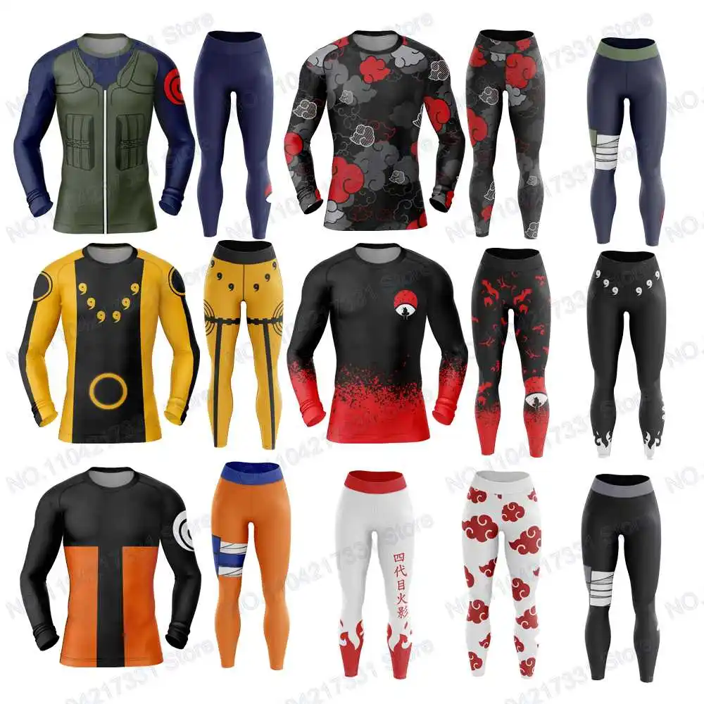 

Популярные мультфильмы ниндзя аниме серфинг трикотаж пляжные купальники для дайвинга тренажерный зал брюки с длинными рукавами ММА BJJ мужские комплекты для фитнеса джиу-джитсу