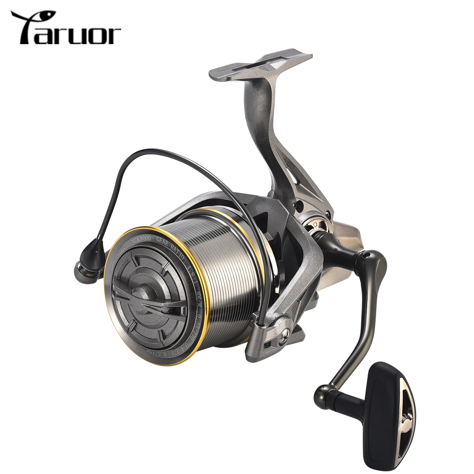 17+1BB Spinning Reel 4.8:1 with Interchangeable Left and Right Handle Compatible for Lake River Reservoir Pond Stream