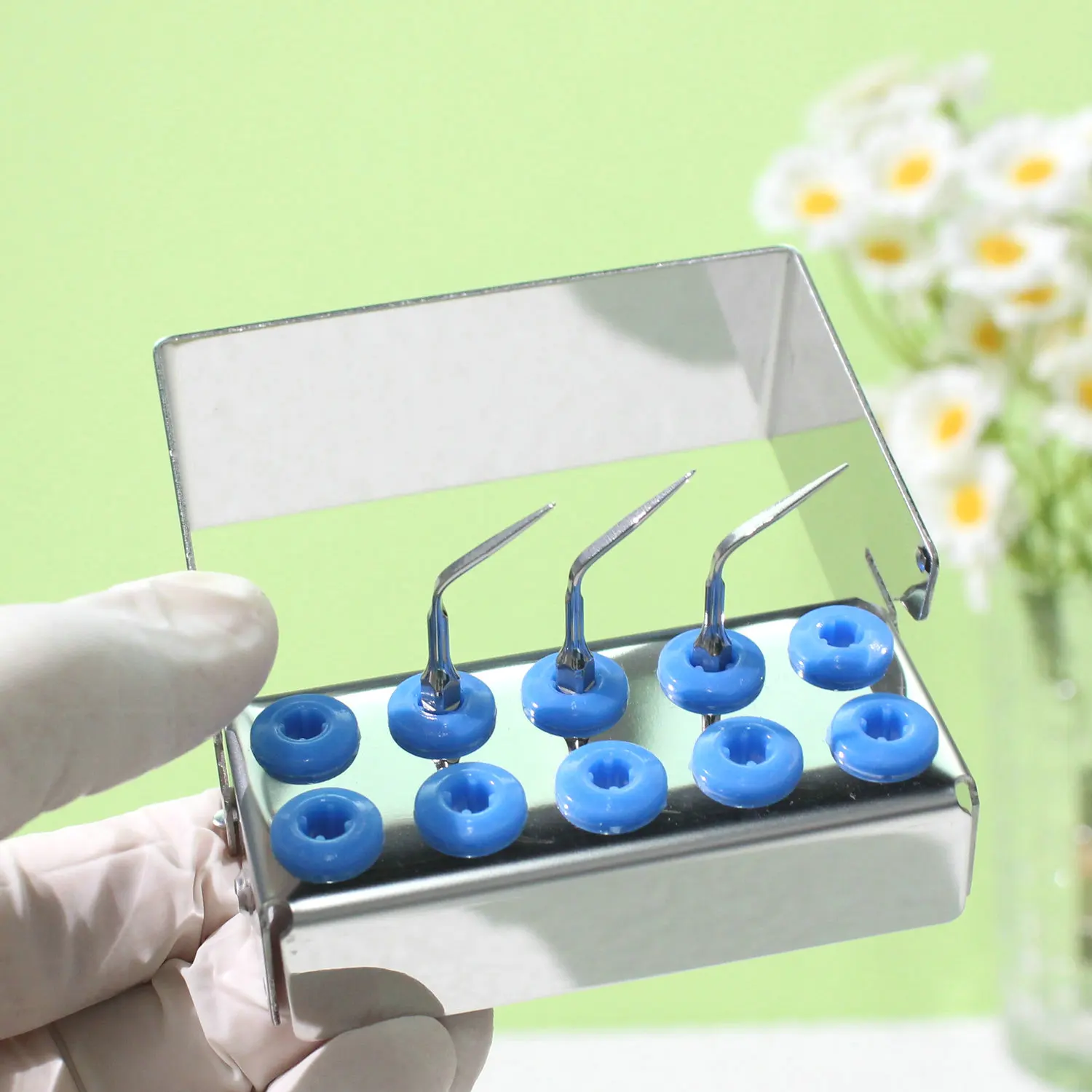 

Органайзер-блок для стерилизации и дезинфекции стоматологических боров, эндо-файлов, насадок для ультразвуковых скалеров (для автоклавирования)