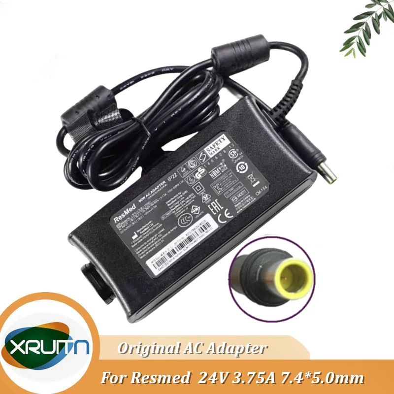 Genuine 24V 3.75A 90W IP22 AC Adapter Charger for ResMed Air Sense S10 370001 370002 37015 DA90A24 R370-7232 370006 Power Supply