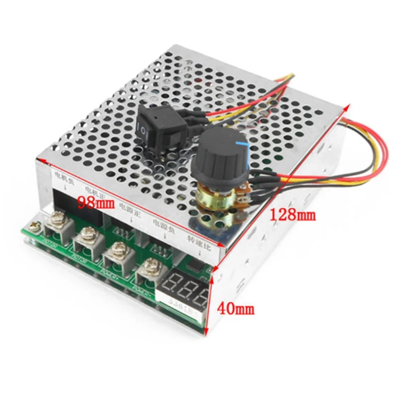 10X DC 10-55V 100A 3000W Motor Speed Controller Reversible PWM Control Forward And Reverse Controller