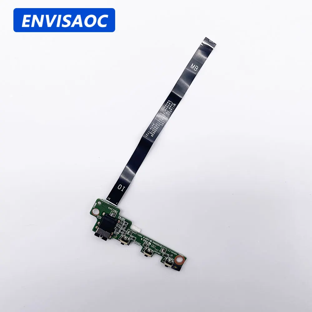 

For Lenovo MIIX 520-12 520-12ISK 510-12 510-12ISK Laptop Audio Headphone Jack Power Button Board switch Repairing Accessories