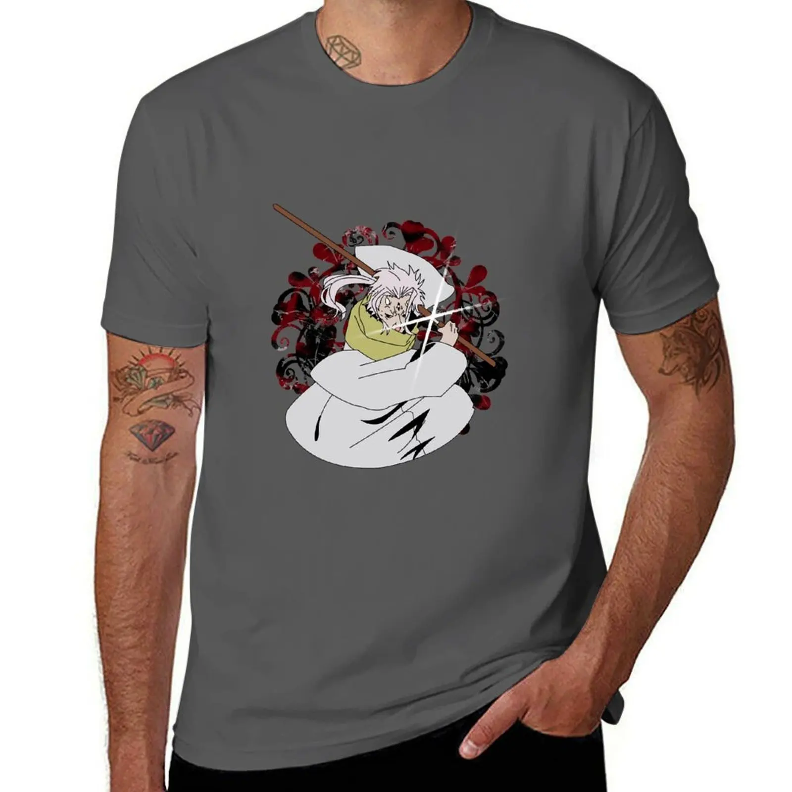 

As hakurou Swordsman Slime Cool Got I Blind That a Time Reincarnated T-Shirt Casual Lightweight Short Sleeve Top