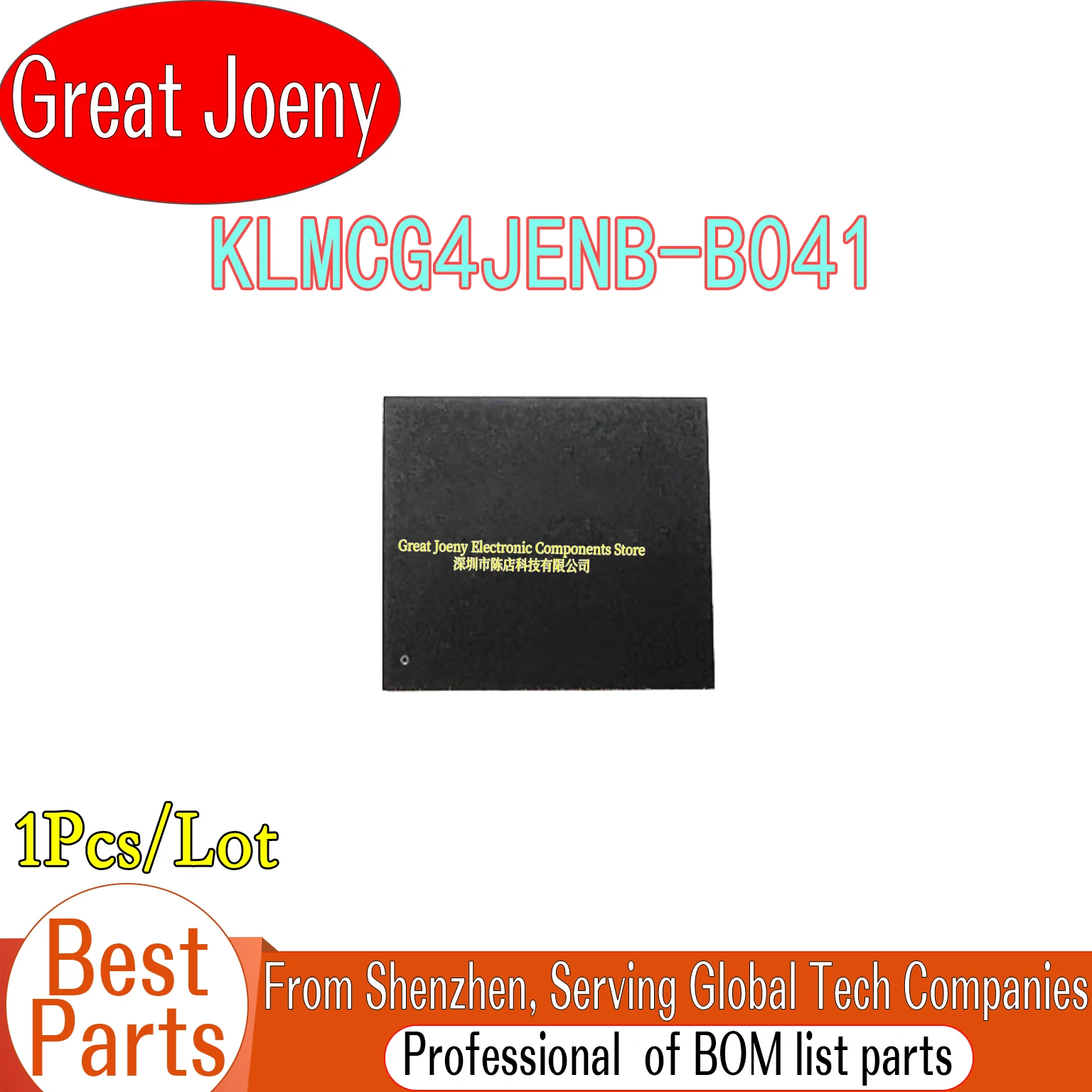 

100% New Original KLMCG4JENB B041 KLMCG4JENB-B041 EMMC 64GB IC Chipset BGA-153
