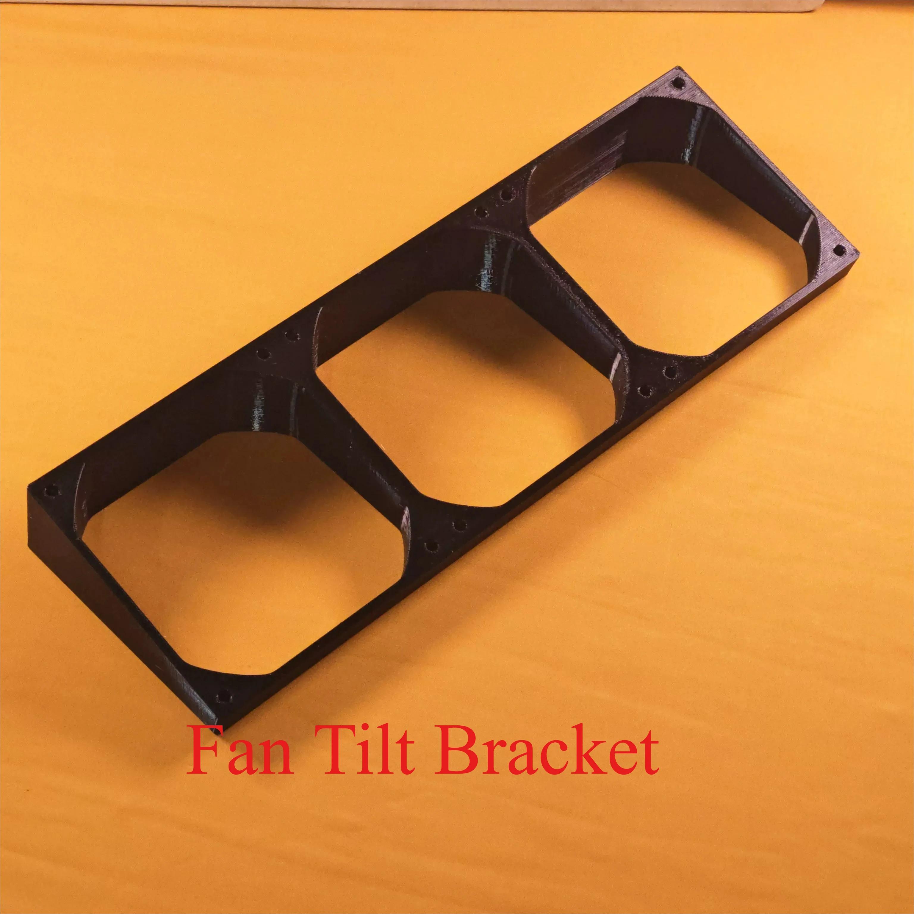 15°  New Angled Fan Spacer Bracket with Screws, for 120mm Case Fan, Mount Adapter for 360 Radiator Mod