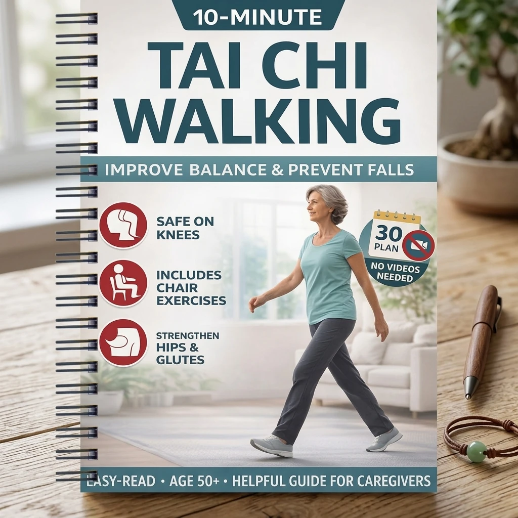 Daily 10-Minute Tai Chi Journal for Seniors 28-Day Walking Exercise Guide to Improve Balance and Cardiovascular Health