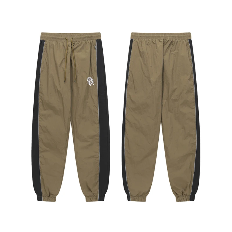 

Classic Embroidered Logo Mertra Sweatpants Autumn Fashion New Hip Hop Spliced Colors Casual Pants Men Sstreetwear