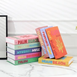 New Luxury Decorative Books Living Room Fake Books Decoration Coffee Table Storage Box Photography Prop Books Home Decor