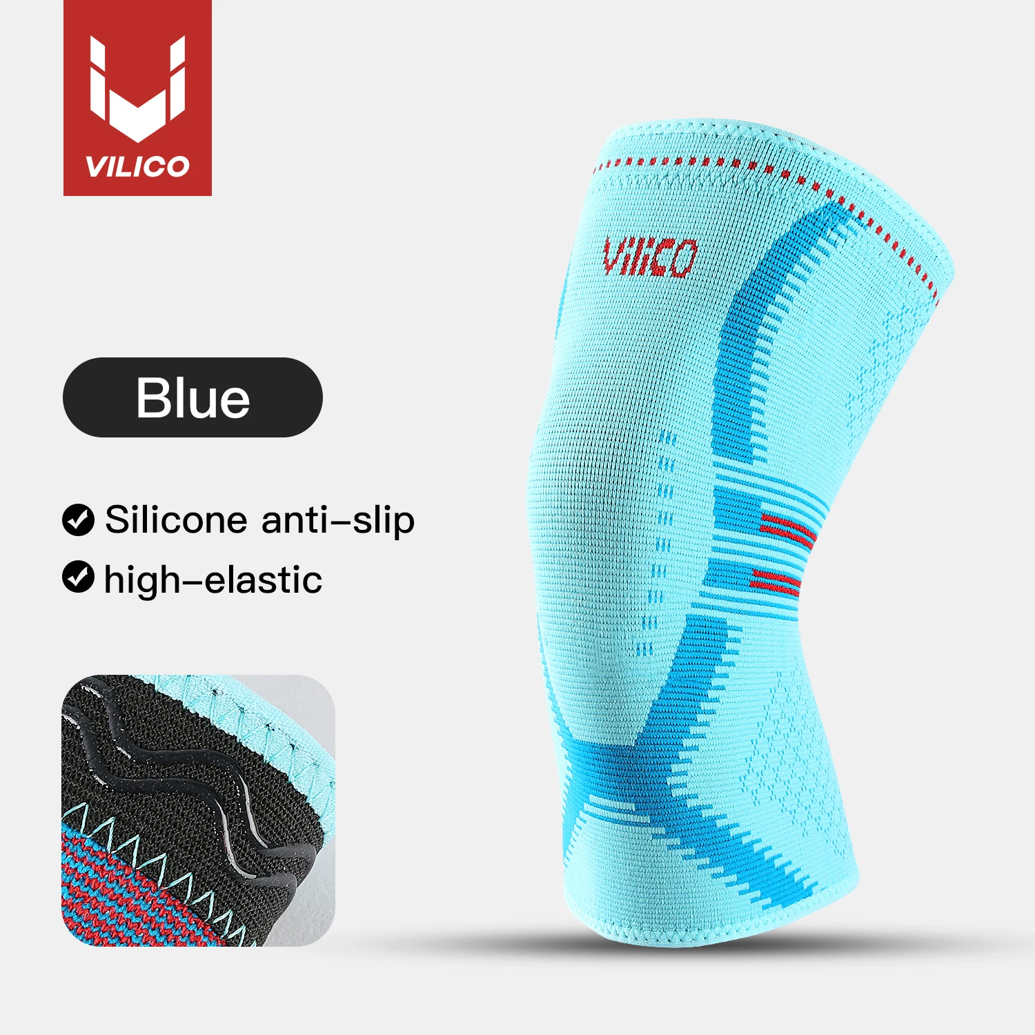 1 Pcs Compression Knee Support Sleeve Elastic Knee Pads Brace Springs Gym Sports Protector Basketball Hiking leg guards